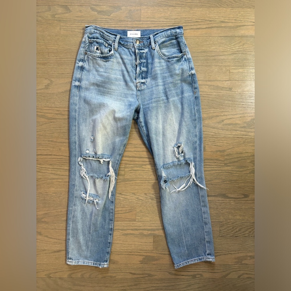 FRAME Le Original High-Rise Straight Leg Jeans women’s size 28 EUC